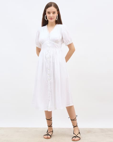 Styli Women Midi A-line Dress