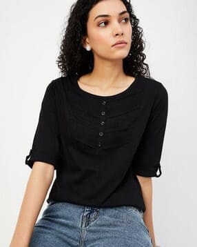 max Women Lace Detail T-Shirt-picture-41