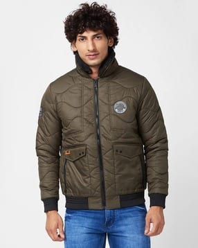 spykar Men Quilted Regular Fit Puffer Jacket-picture-37