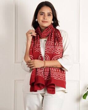  Women Cotton Printed Stoles