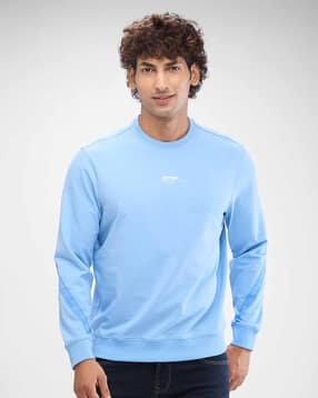 spykar Men Logo Print Regular Fit Sweatshirt-picture-12
