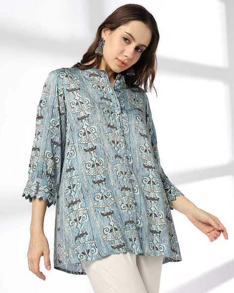 SIYAHI Women Printed Relaxed Fit Tunic