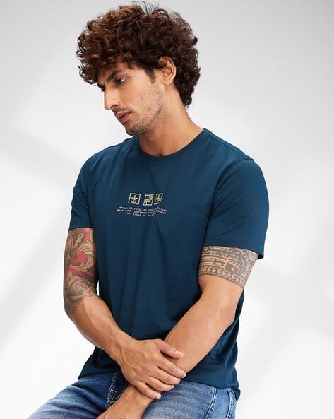 SPYKAR Men Slim Fit Tshirt