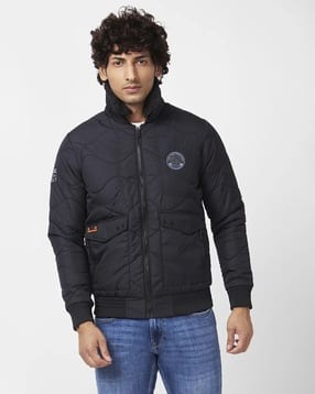 spykar Men Regular Fit Puffer Jacket with Flap Pockets-picture-19