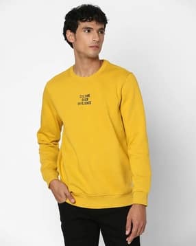 spykar Men Typographic Print Slim Fit Sweatshirt-picture-18