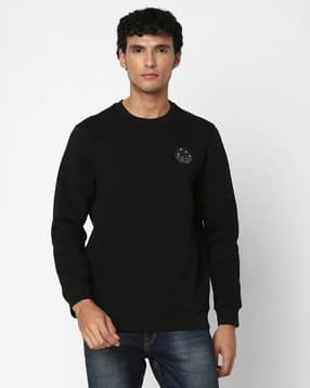 spykar Men Slim Fit Crew-Neck Sweatshirt-picture-21