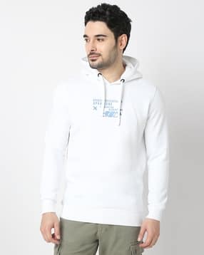 spykar Men Typographic Print Slim Fit Hoodie-picture-17