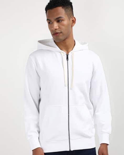 Buy White Sweatshirt Hoodies for Men by PICPOK Online