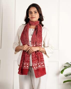  Women Cotton Printed Stoles