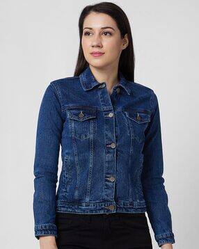 spykar Women Regular Fit Denim Jacket-picture-19