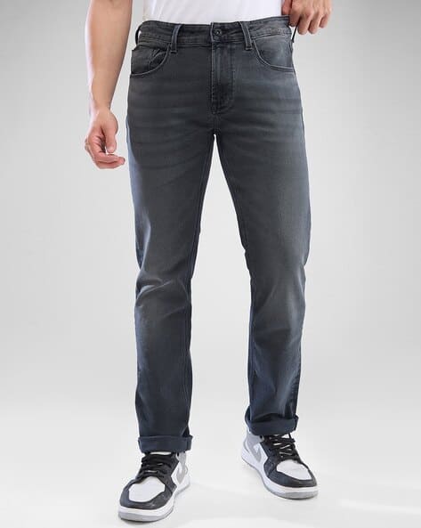 SPYKAR Men Lightly Washed Regular Fit Jeans