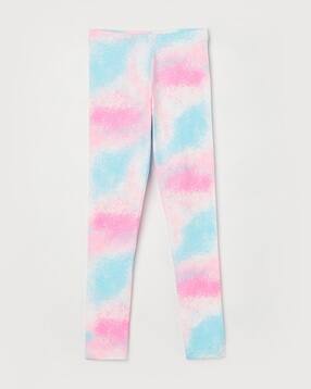 fame forever by lifestyle Girl Tie & Dye Print Leggings-picture-40