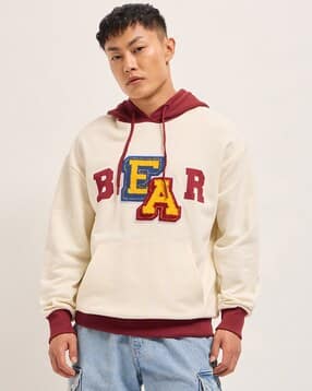 the bear house Embroidery Hooded Sweatshirt-picture-14
