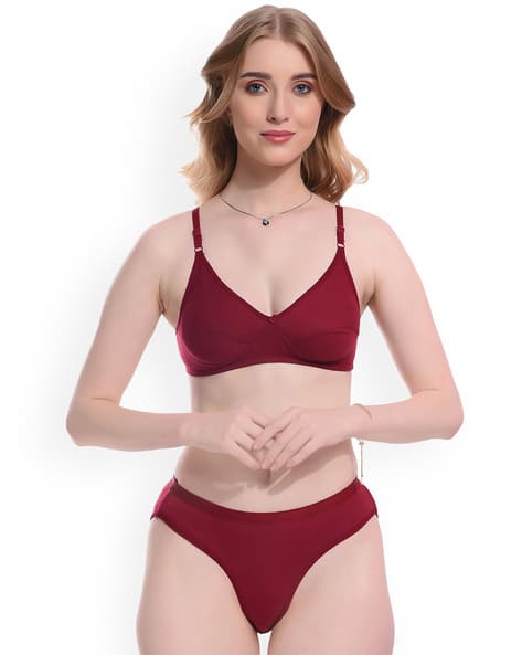 Gialon Seamless Bra and Panty Set