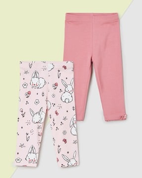 max Girls Cotton Cartoon Printed Leggings-picture-51