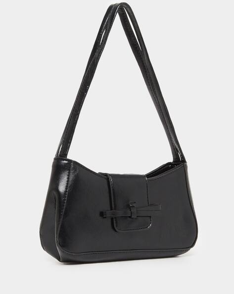 Styli Women Bow Knot Detail Flap Closure Shoulder Bag
