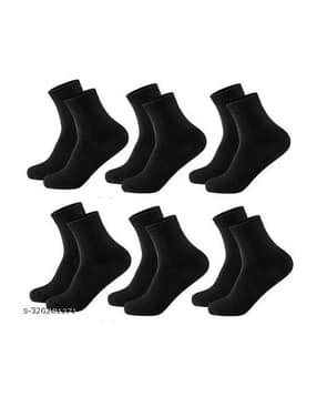Pack of 6 Women Ankle Length Socks