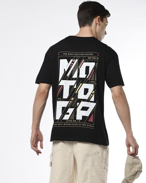 Buda Jeans Co MotoGP - Unisex MotoGP Graphic Print Oversized Crew-Neck T-Shirt