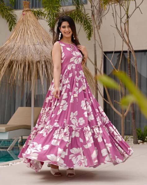 Buy Pink Dresses Gowns for Women by Nyrika Online