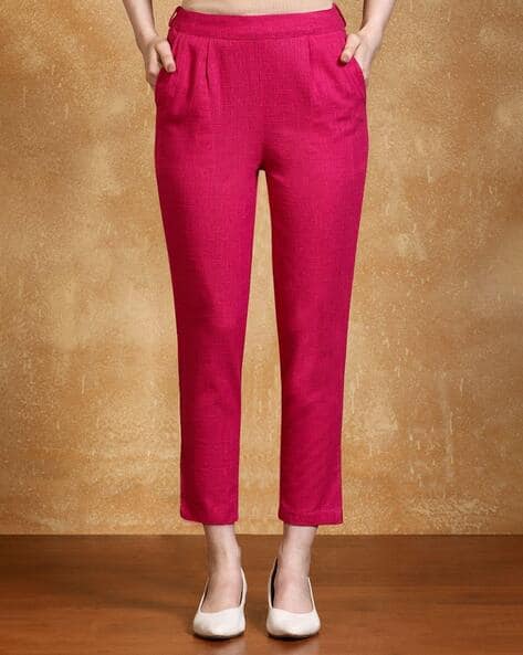 Straight Fit Pants For Kurtis Long Straight Kurti With Cigarette Pants At ₹  450/piece