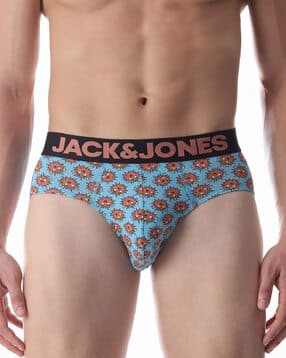 jack & jones  Cotton Blend Graphic Briefs-picture-32