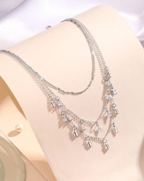 Buy Silver-toned Necklaces Pendants for Women by Cierra Online