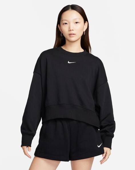 Women Oversized Crew-Neck Sweatshirt