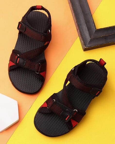 Sports Sandals Sparx Sandal Red Sparx Mens Ss0492G Black/Red 10 Uk