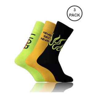 trazo Women Pack of 3 Printed Mid-Calf Length Socks-picture-38