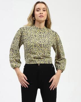 madame Women Floral Print Relaxed Fit Top-picture-28