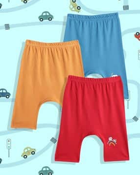 mothercare Boys Pack of 3 Cotton Diaper Pants-picture-37