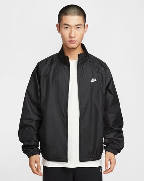 Men Club Woven Regular Fit Bomber Jacket