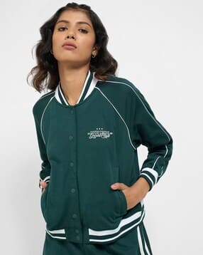 ajile by pantaloons Women Typographic Jacket-picture-36