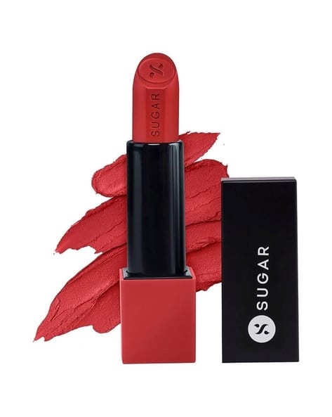 Sugar Cosmetics Glide Peptide Serum Lipstick - 04 Cairo Crimson