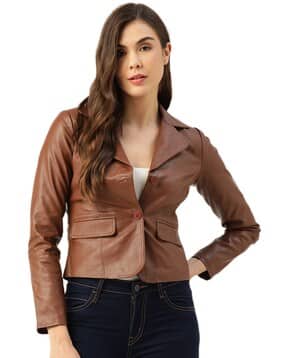 leather retail Women Biker Jacket-picture-45