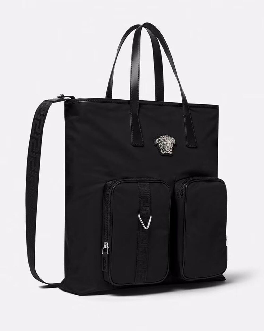 Buy VERSACE La Medusa Tote Bag | Black Color Men | AJIO LUXE