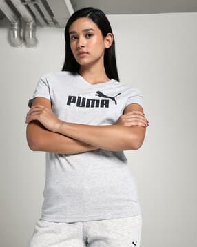 puma Women No. 1 Logo Print Regular Fit Crew-Neck T-Shirt-picture-45