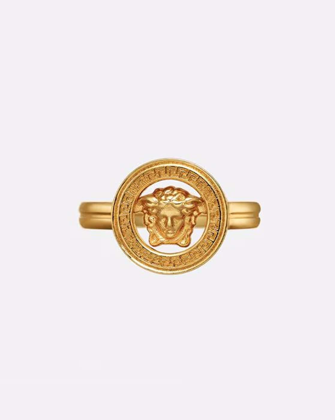 VERSACE ゴールドリング メデューサデザイン メドゥーサ チェーン リング ゴールド | VERSACE JP