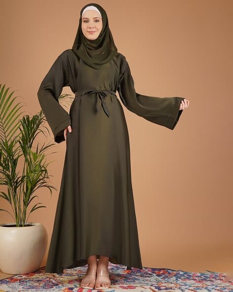 Women Abaya Dress with Scarf