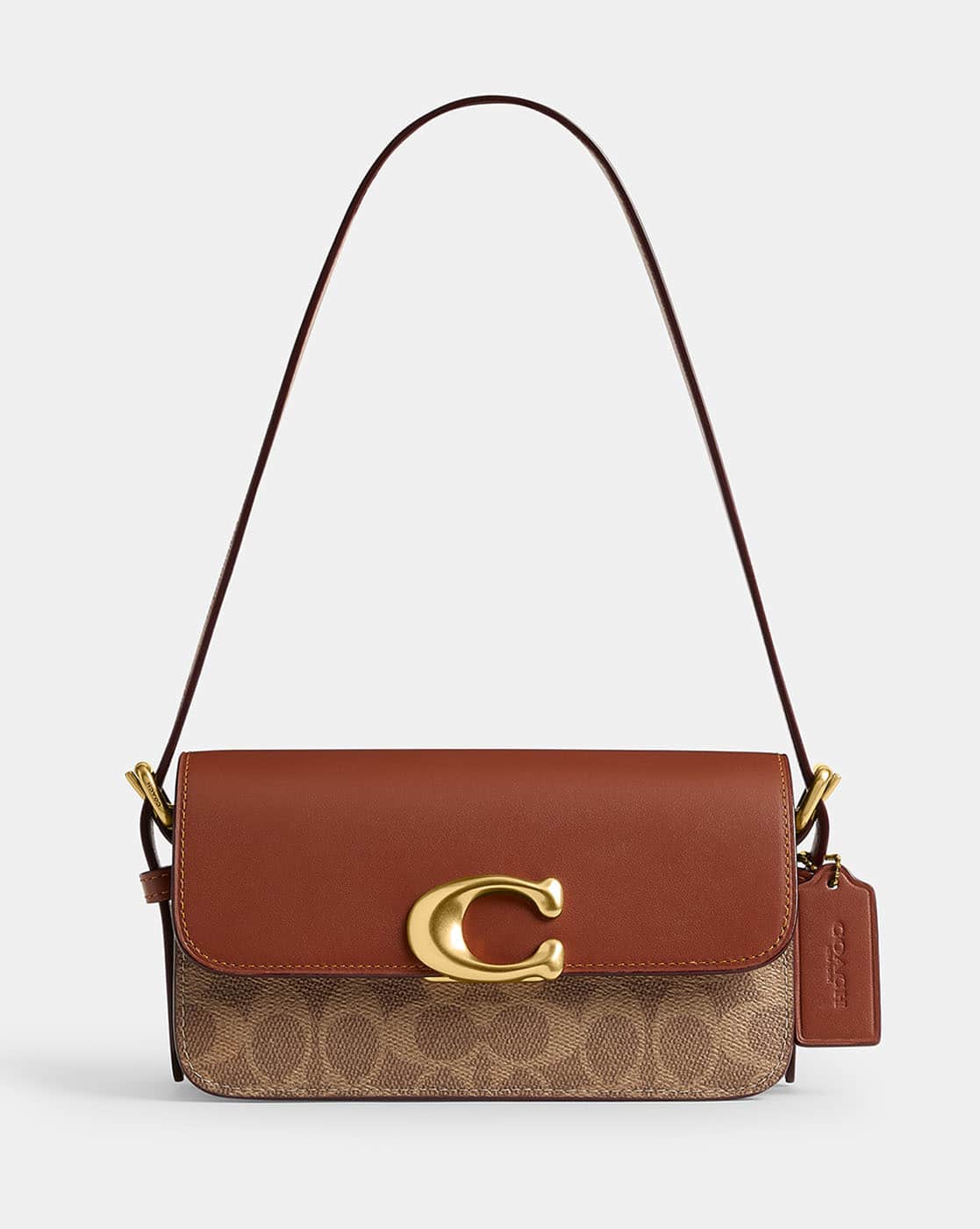 Buy Coach Signature Canvas Zoe Shoulder Bag Online | Ajio.com