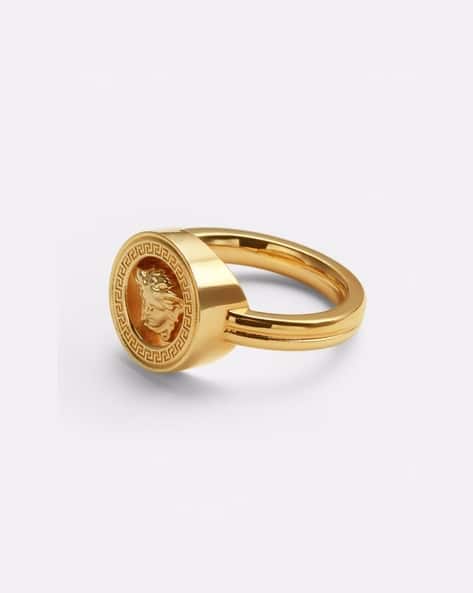 Gold Diamond Versace Real Gold Ring Buy VERSACE Brand Versace Ring
