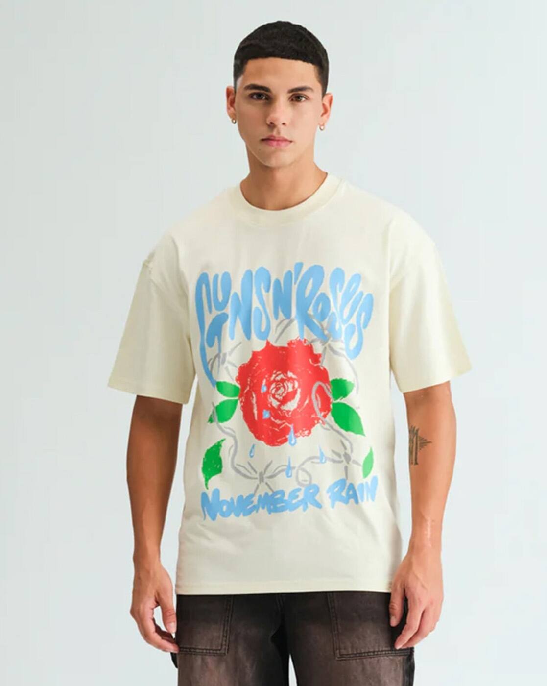 Buy BONKERS CORNER Men Guns N' Roses - Floral Pr Online | Ajio.com