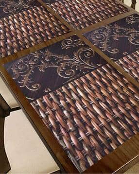 revexo Set of 4 Floral Print Placemats-picture-14