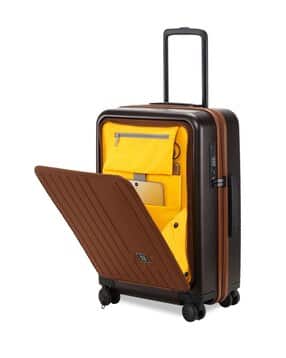 Men Striped Trolley Bag with TSA Lock-image-14
