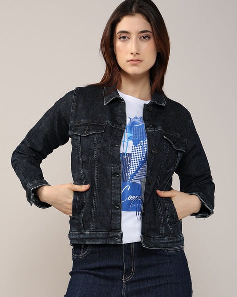 Women Regular Fit Denim Jacket