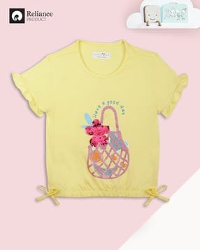 Fashion t-shirt, yellow, 2-3y-image-35