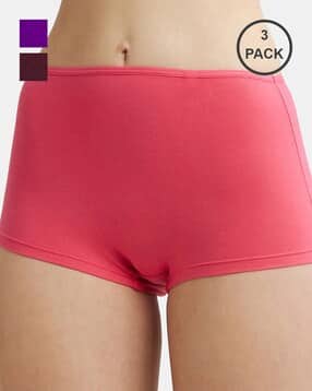 Girls Pack of 3 Cotton Briefs-image-0