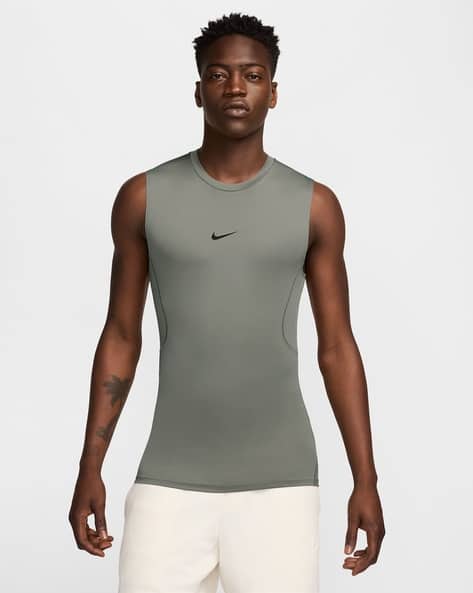 Dri-FIT Tight Sleeveless Fitness Crew-Neck T-Shirt