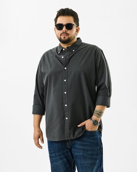 SSZ 22aw ELBOW PATCH SHIRT チェック L Long Sleeve Plaid Elbow