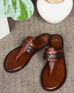 carlton london Women Round-Toe T-Strap Flat Sandals-picture-51